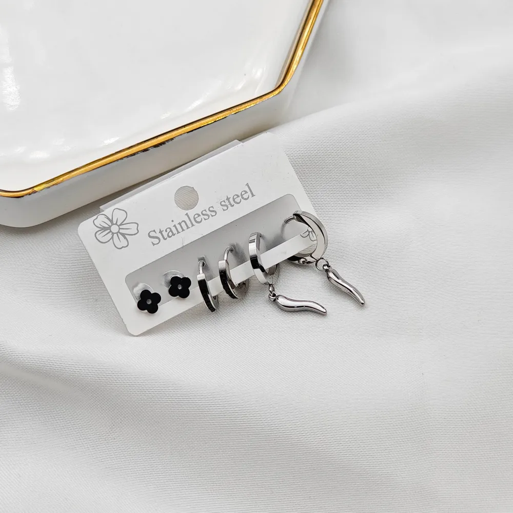 Stainless Steel Çoklu Küpe