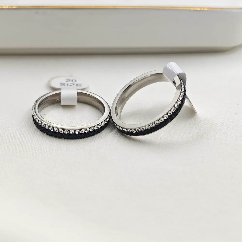 Stainless Steel 20 Numara Çelik Yüzük