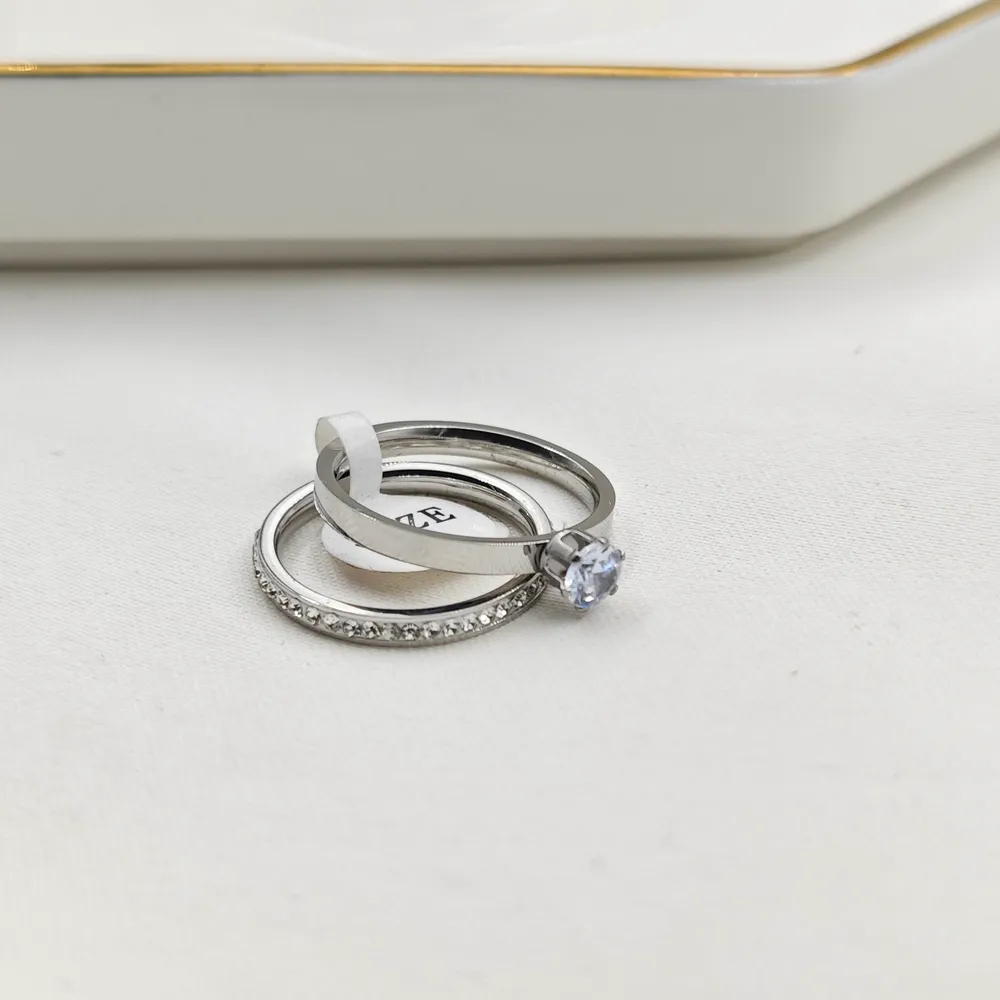 Stainless Steel 9 Numara Çelik Yüzük